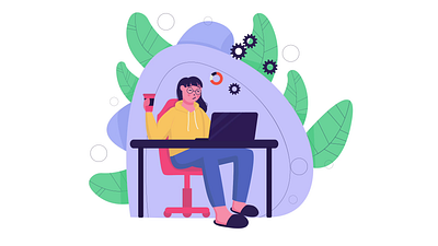 Dynamic Animation of a Programmer Engaged in Coding Activities animation character coding creativity design developer graphics interactive loop motion playful programming scene software technology ui ux visualization