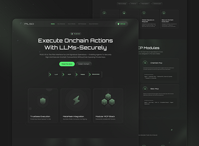 Crypto OnChain LLM Security Website artificial intelligence blockchain blockchain security blockchian design crypto crypto landing page cryptocurrency cybersecurity landing page landing page design security platform tech website ui design web3 website website design
