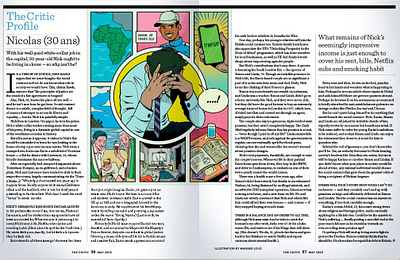 Millennial Malaise X Wagner Loud comic editorial finances magazine