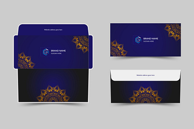 Luxury envelope design template business envelope corporate creative envelope design illustrtion luxury envelope minimal modern envelope design office stationary
