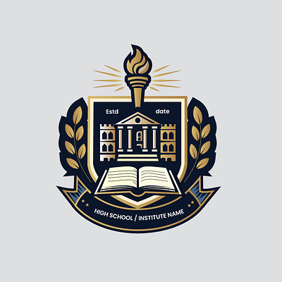 Modern logo design for educational institute attractive design college logo creative logo educational design graphic design high school logo logo logo design minimal modern logo design professional designer school logo design university logo design