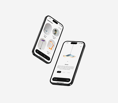 Mobile app | Lamp store app branding figma graphic design lamps mobile store ui