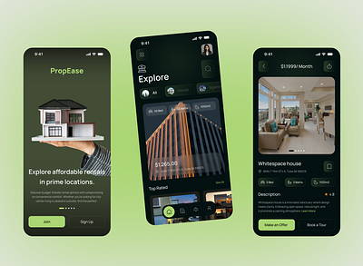 Real Estate Mobile App airbnb appshowcase appui booking homefinderapp housingapp management mobile app product design property propertyapp realestateapp realestatedesign ui userexperience ux