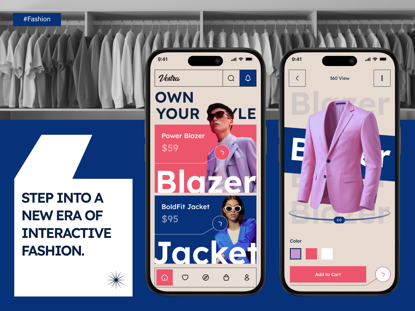 Vestra - Ai Fashion App ai fashion app ai power app ai shopping app ai shopping experience app design artifical intelligence clothing design fashion app figma ios app mobile app design mobile ecommerce online shopping retail app design ui ui design ui ux design