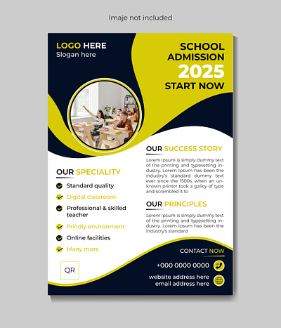 modern flyer design for school ad business leaflet design creative design education flyer flyer flyer design template leaflet marketing flyer minimal modern flyers school