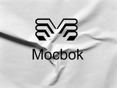 Mocbok Logo alphabet animation brand identity branding business logo design graphic design icon logo logo designer m m letter mocbok print symbol typography visual mark