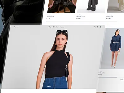 Fashion E-commerce Product Showcase (Detail View) boutiquestoreux cleanui designforfashion ecommerceux editorialstyle fashionui figmaui highfashionapp lookbooklayout luxuryretailux minimalinterface modernecommerce onlineshopping productfocus productpagedesign responsiveecommerce uiinspiration uxvisual visualcommercedesign