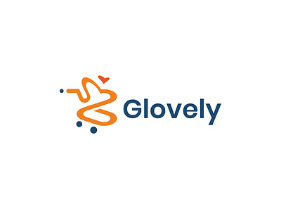 Glovely"Modern Ecommerce logo design agency brandlogo business commerce company creative ecommerce logo icon it letter logo design logomark love minimal modern