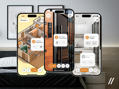 IOT Mobile iOS App Design android app app design concept app design template app interface dashboard dashboard design design ios iot iot app iot app design mobile mobile app mobile ui modern design online smart home ui ux