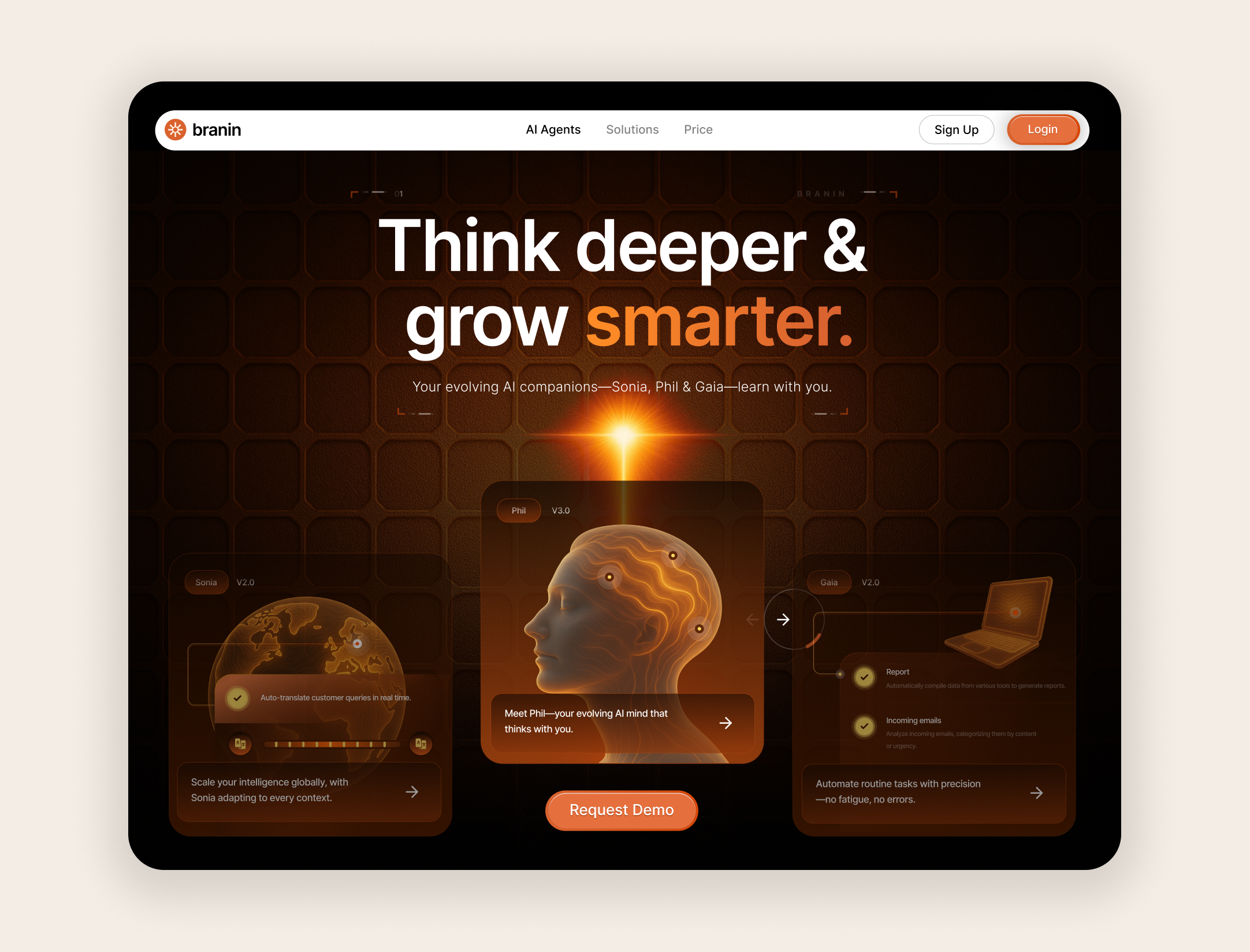 Example of Website & Landing Page Concept Design