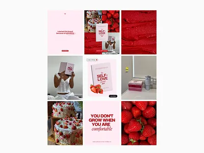 Instagram Feed / Social Media cute aesthetic feed girlie girlie design instagram social media