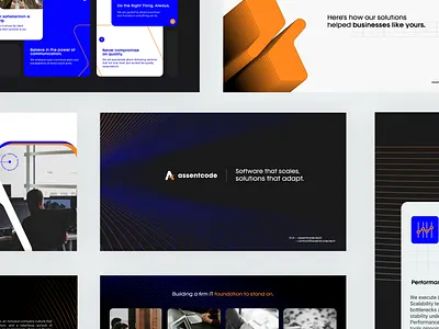 Company Profile Design for Software Company graphic design