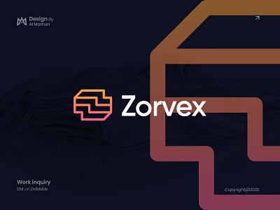 Modern Letter Z, Cutting Edge Technology, Software Logo branding business logo cutting edge letter mark letter z logo logo logo design logo designer logo icon logo mark marca modern logo professional logo software logo symbol tech logo technology logo
