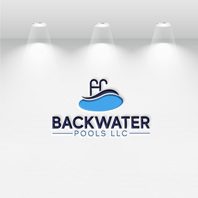 Pool Construction Logo lofo logo design pool logo