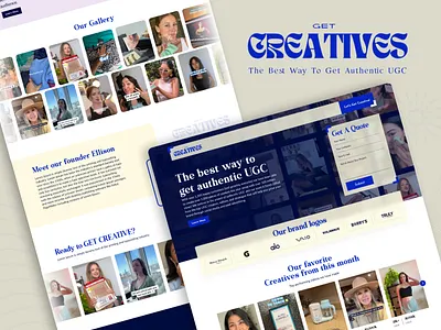 Get Creatives - Website Design clean design graphic design modern new ui web design website