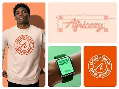 Africozy - Brand Identity brand and identity brand identity branding branding design graphic design logo logo design