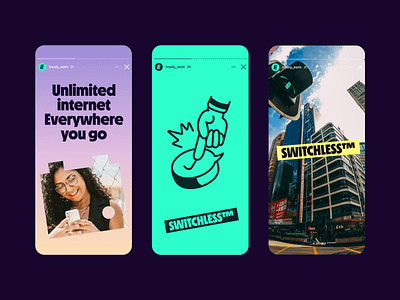 eSIM Travel Story brand design branding esim instagram story marketing social media social posts story design travel brand travel tech visual identity
