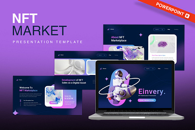 NFT Market Presentation futuristic ppt presentation