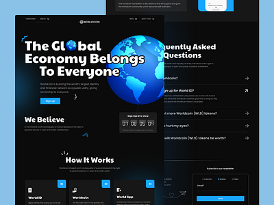 Crypto & Web3 Identity Website – UI/UX Exploration blockchain design crm crypto crypto website design ui ui ux ux web3 web3 landing page web3 website