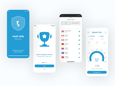 Fast VPN Hub appdesign appinterface appmockup designinspiration digitalsecurity innovationdesign interactiveui minimaldesign mobileappdesign mobileui modernui securityapp techdesign trendydesign ui design uiux user experience userinterface uxdesign vpnapp