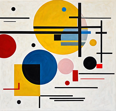 Ordered Chaos in Gentle Balance abstract design digital art graphic design illustration