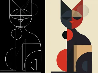 Cat Illustration illustrator vector art