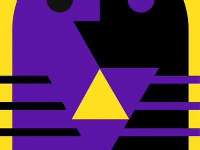 Panther Geometric Illustration geometric illustration vector artr