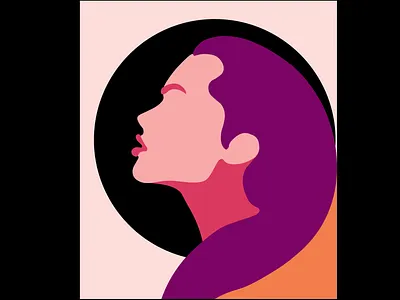 woman face illustration illustration vector