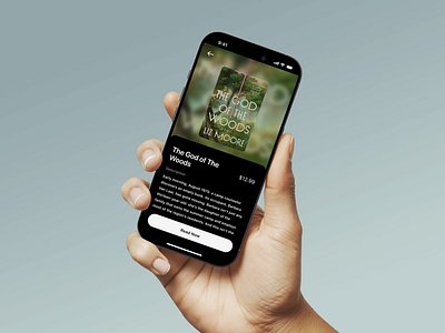 Dark Mode - Minimal Book Reader App app book bookreader bookreading darkmode mobile ui uiux