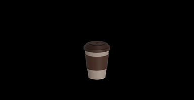 3D coffe cup 3d illustrator