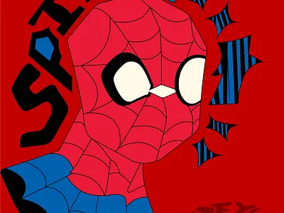 Spider-man illustration illustrator vector art