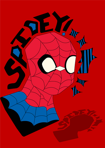 Spider-man illustration illustrator vector art