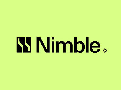 Nimble Logo Design ai̇ analyze branding cutting edge letter logo logo mark minimal n smart tech