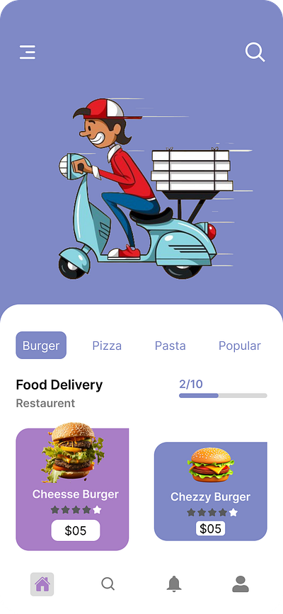 Pizza Delivery app
