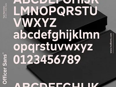 Officer Sans (Free) branding font fonts free free font freefont hvd typedesign typeface typography