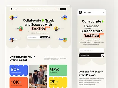 AI task management Website ai landing page ai saas ai website collaboration colorful hr landing page people management project project manager saas saas landing page saas website task task management team management web web design website
