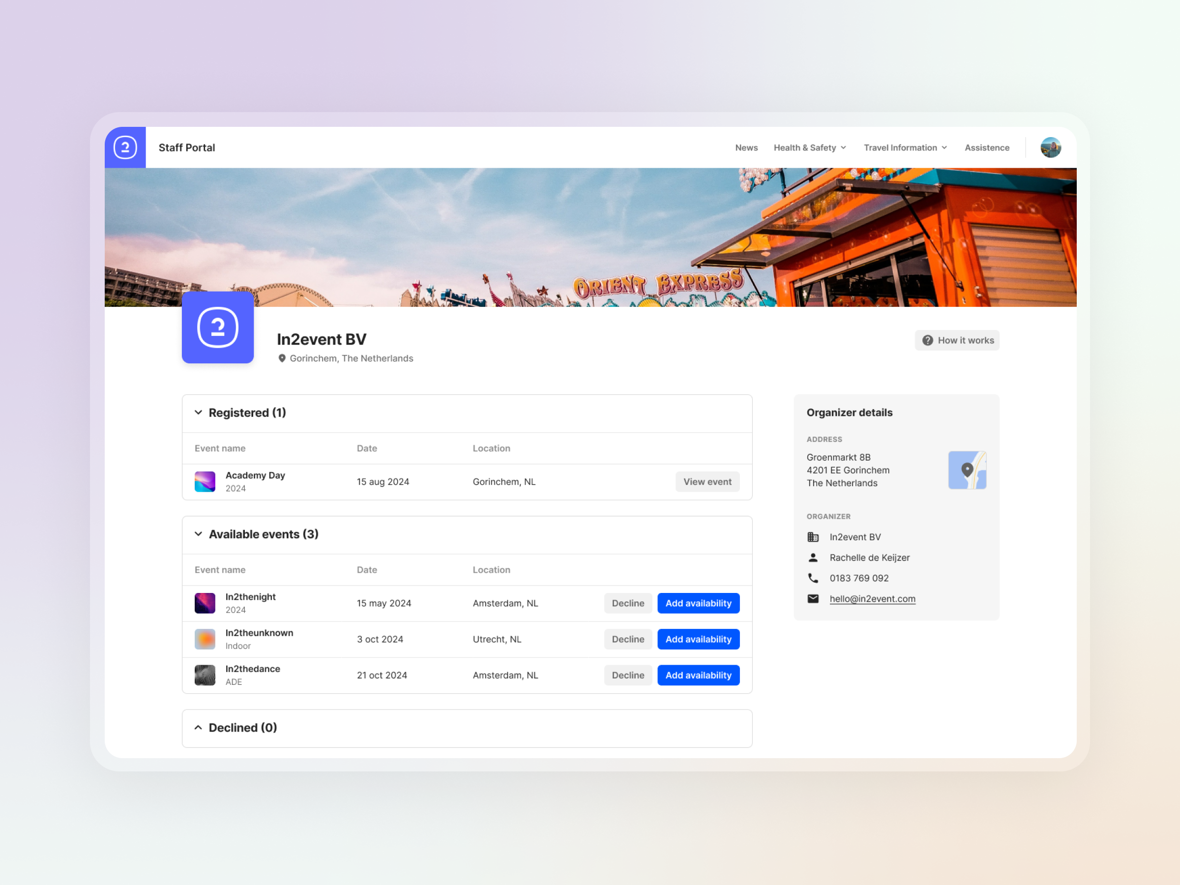 Example of Web App Design