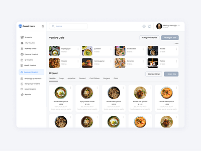 Restaurant Management UI admin app category design graphic design management panel product restaurant restoran ui ux web