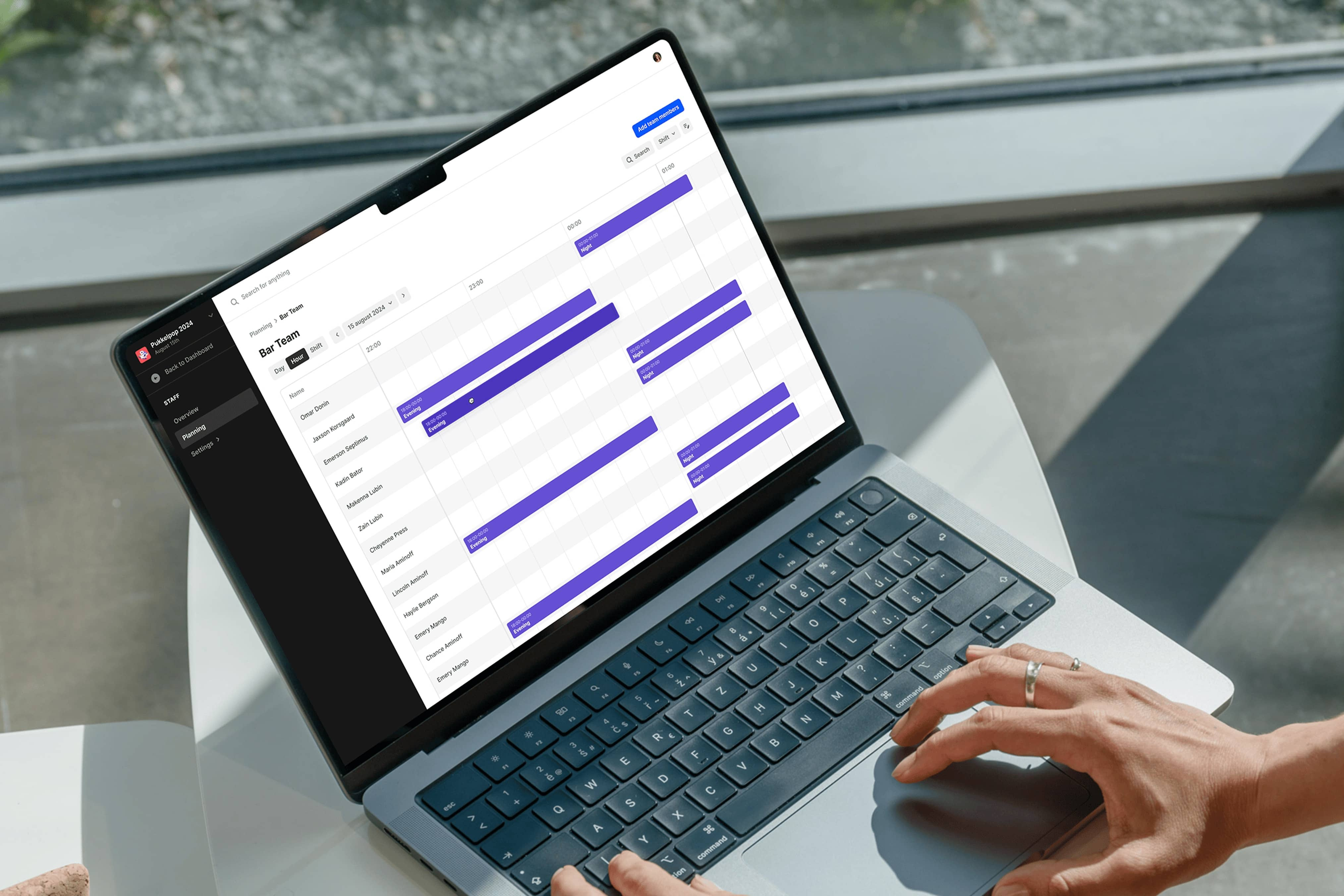 Example of Web App Design