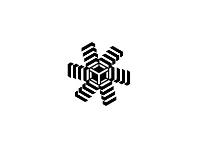 Hexagon Block Step Logo adobe illustrator block logo box logo branding business logo company logo design graphic design heagon logo hex logo logo logotype step logo