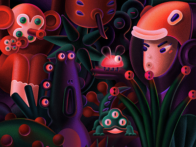 New planet bank bankapp bankcard cart character characterdesign digital future illustration nature space