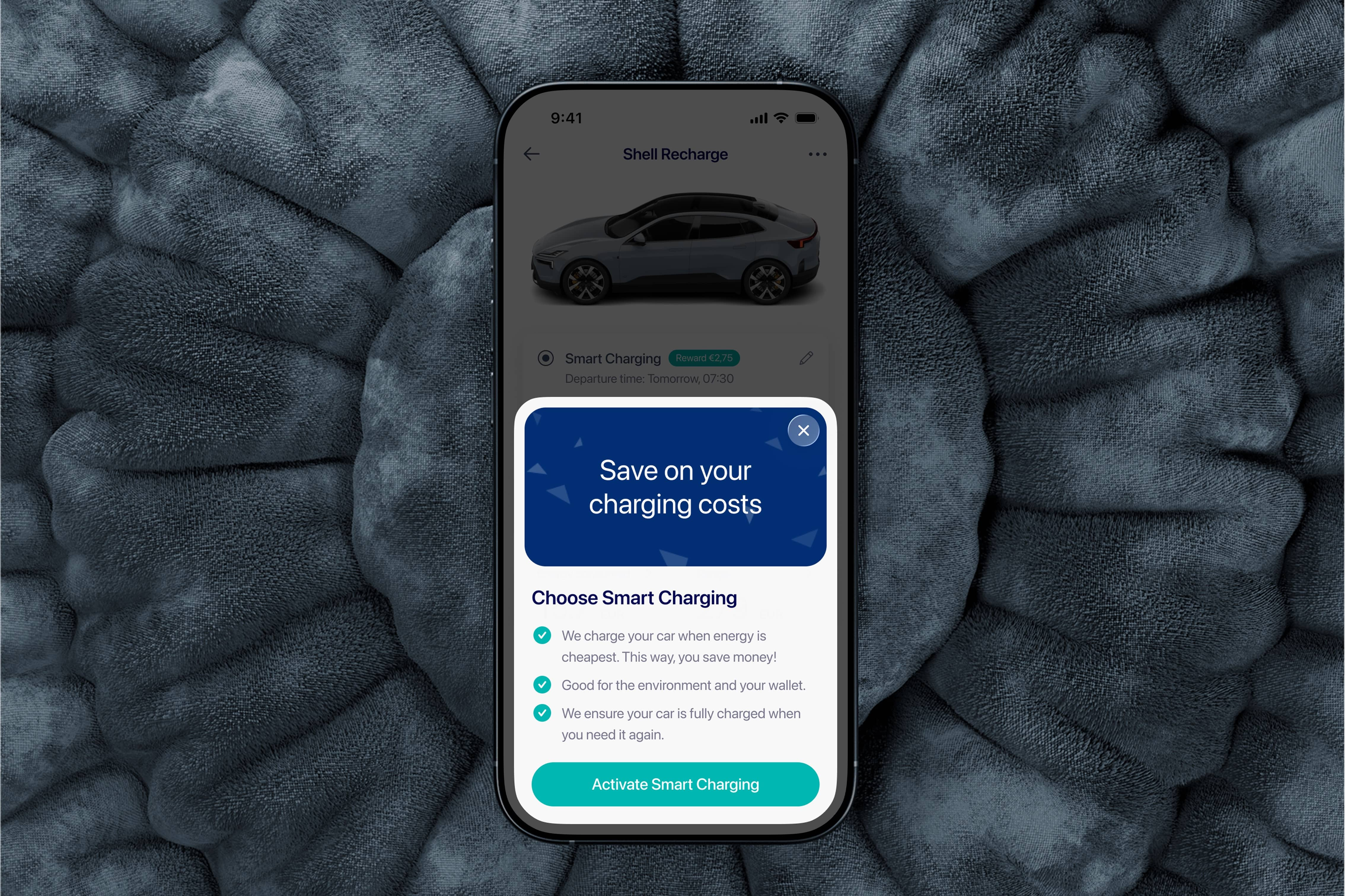 Ev Charging App app blur charging ev mobile product design spatial ui ux