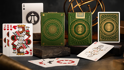 Limited Edition Playing Cards "Pi Deck" deck graphic design illustration pi number playing cards poker cards