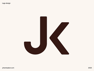 JK Logo brandidentity branding creativelogos customtype graphic design identitydesign jklogo logo logodesign logoinspiration logomark logopresentation minimal minimalistlogo monogram personalbranding portfolio typography vectorlogo