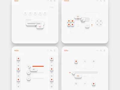 Form Elements 👀 bentocard card carddesign clean cleandesign design illustration purple ui white