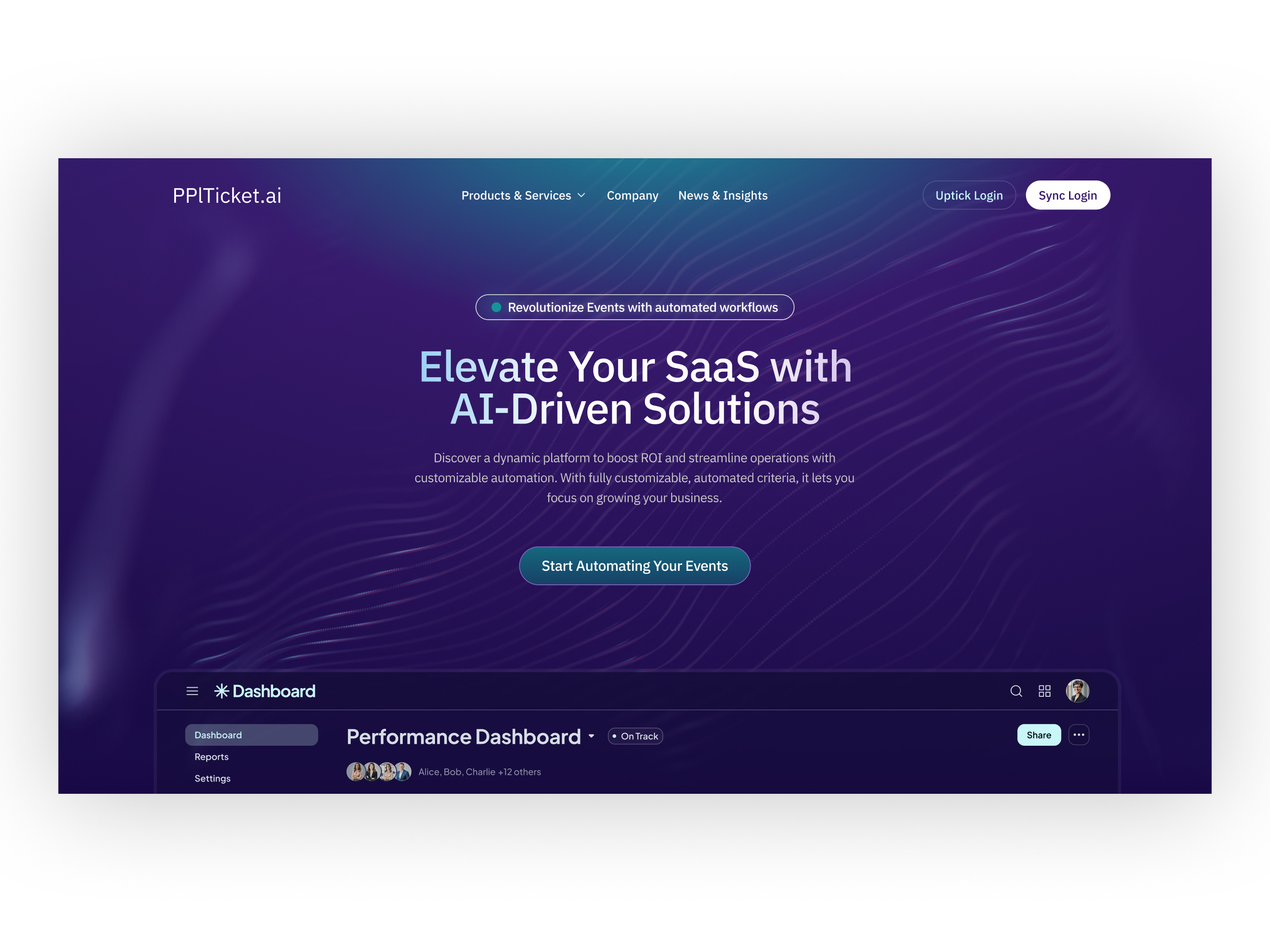 AI-Powered SaaS Dashboard Experience UI