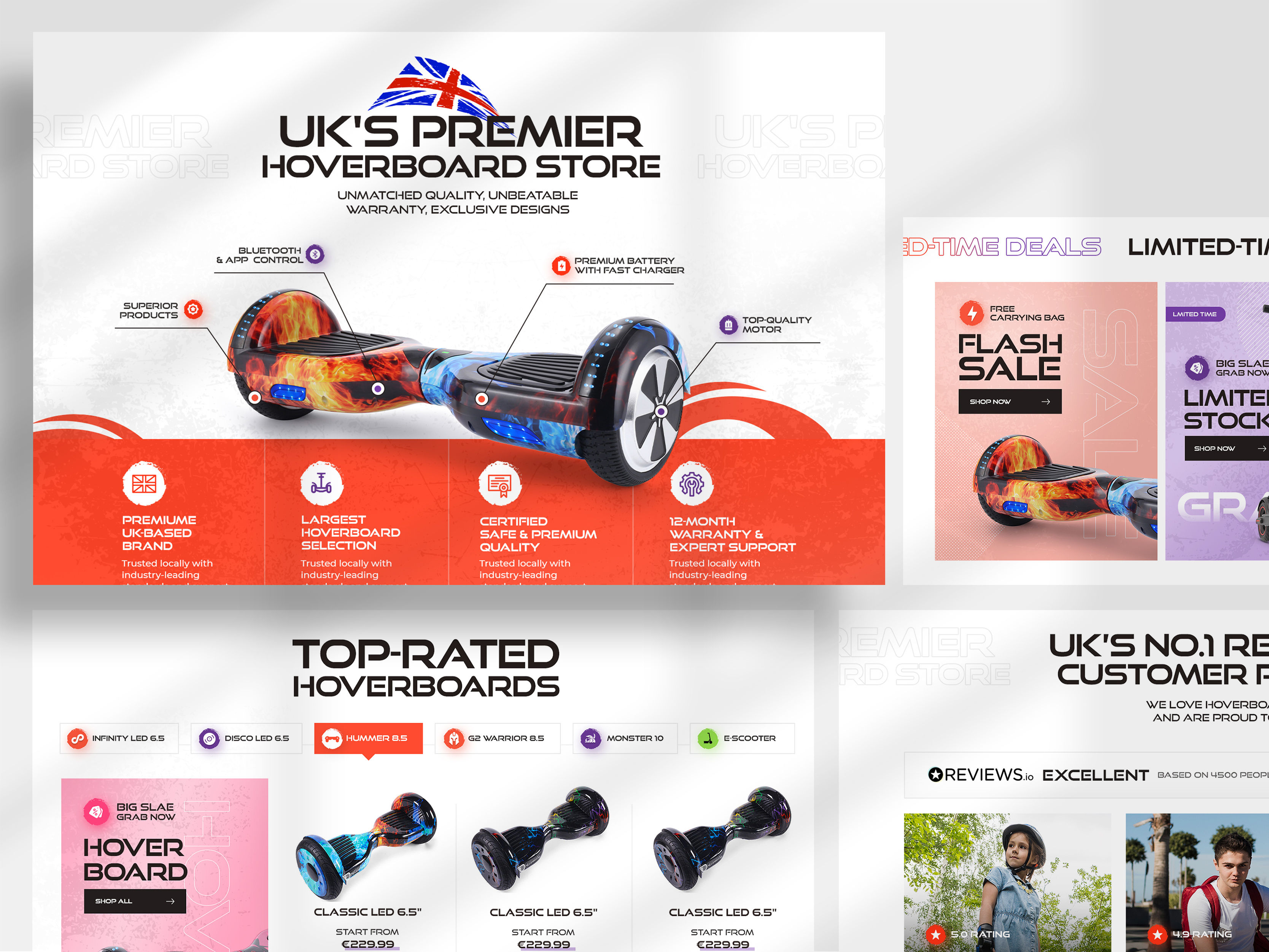 Example of E Commerce Website Design 