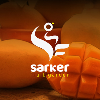 Logo Design For Sarker Fruit Garden branding des design graphic design illustration logo typography vector
