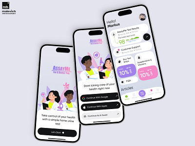 Smart Health Assistant App ai assistant animation app assistant app branding fitness app graphic design health app health tracker healthcare medical mental wellness mobile mobile interface motion graphics telemedicine ui design ux ux design wellness monitoring