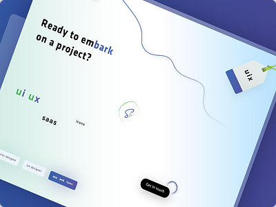 Ready for a project banner brand branding dashbaord embark graphic design icon set icons icons designer illustration illustrator ai photoshop psd print designer project ready rope tag saas senrio designe typo typography ui ux ui ux designer